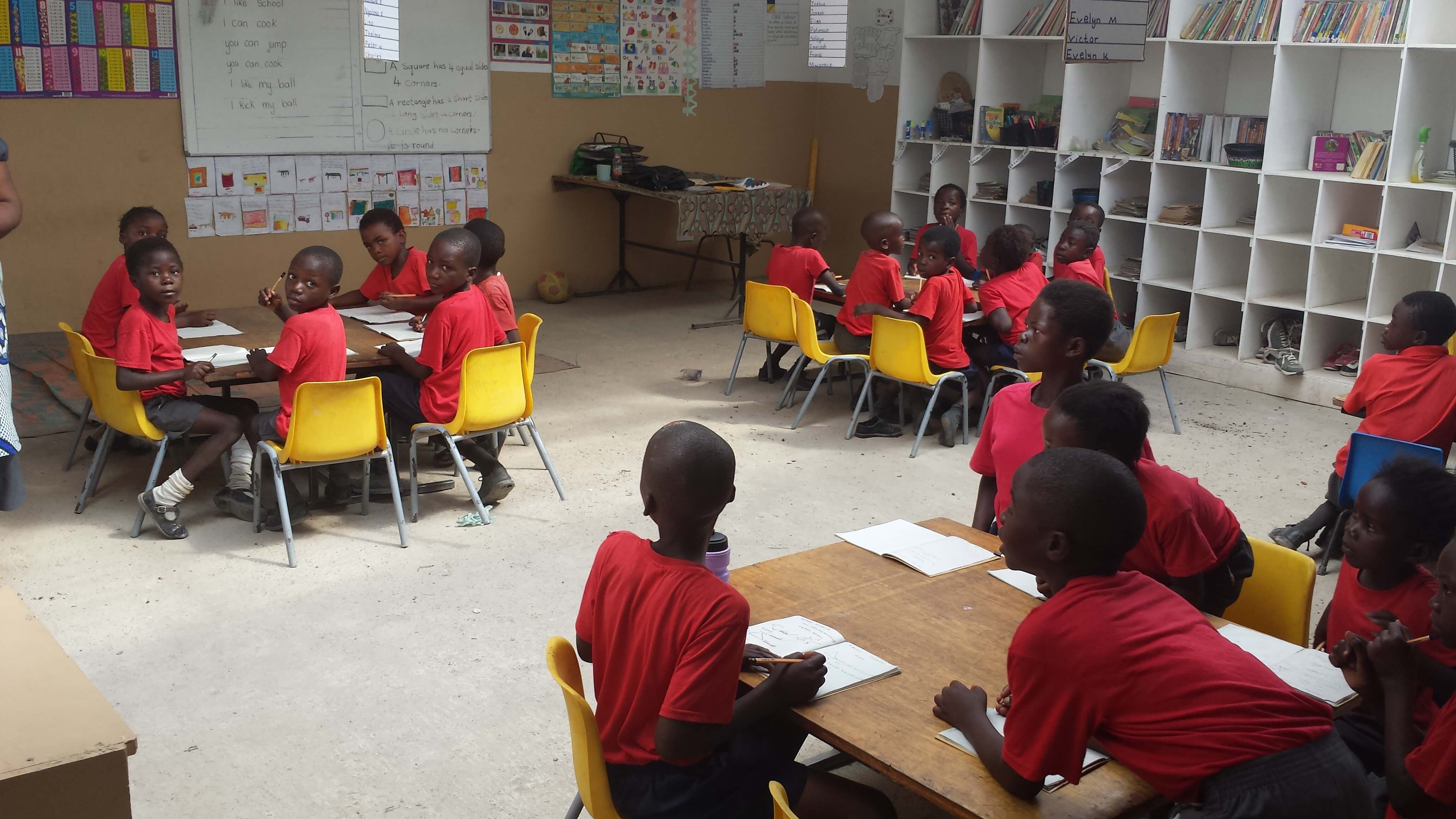 Zambias Child | ICCS Welcomes its students to the new school