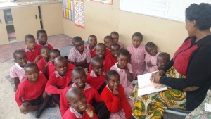Happy little Grade 1 students, 2016